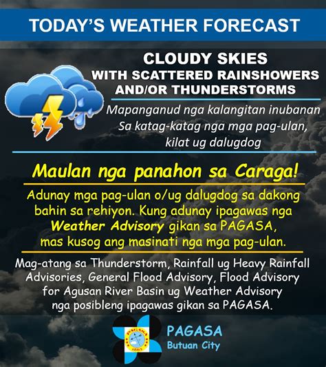 pagasa weather forecast butuan city